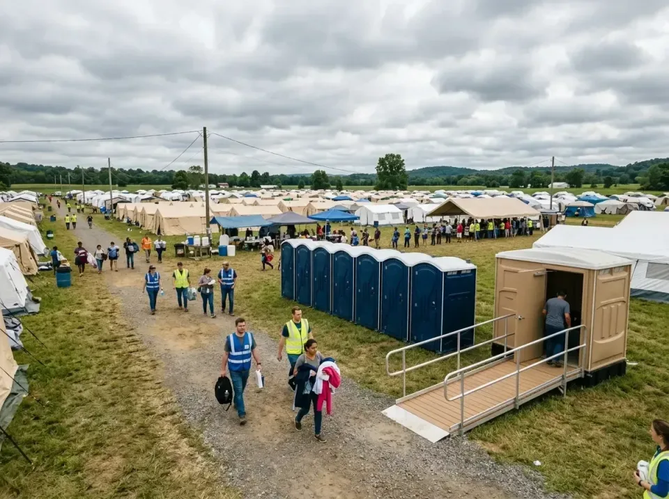 disaster-relief-camp-restrooms-010 — frequently asked questions, Dumpster & Portable Bathrooms Rental in Milford, OH
